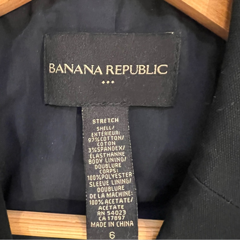 Banana Republic Factory Black Short Sleeve Blazer - Picture 10 of 11